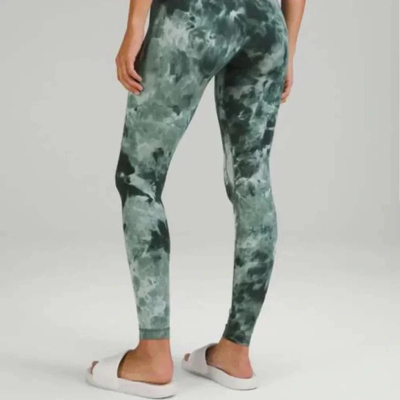 Lululemon Align High Rise 28” Leggings Diamond Dye Smoked Spruce Size 4 - Picture 3 of 6